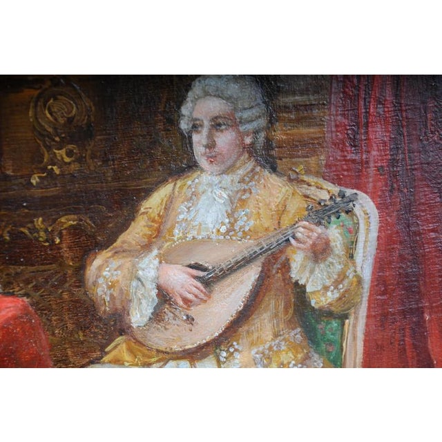 Stephan Sedlacek, Rococo Painting, Oil on Canvas, Framed For Sale - Image 11 of 18
