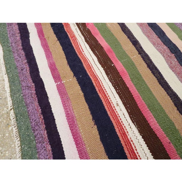 Mid 20th Century Galerie Shabab Collection Mid-20th Century Persian Flatweave Kilim Rug For Sale - Image 5 of 9