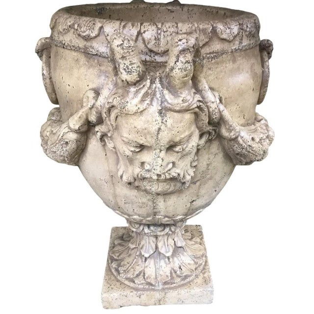 Grand Garden Stone Vases, 1930s For Sale - Image 3 of 9