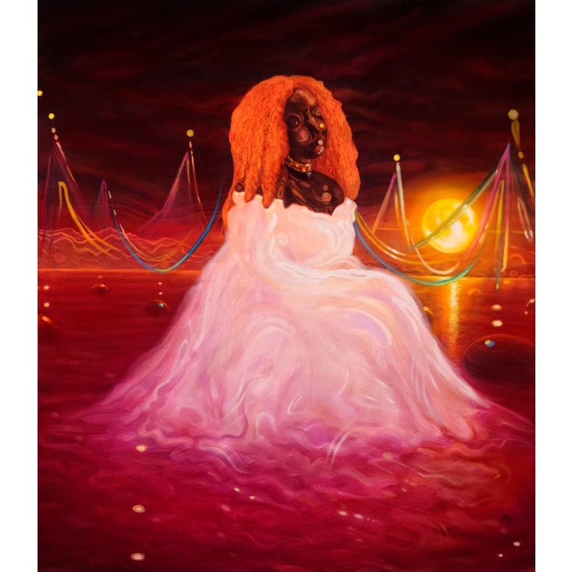 Yeye (Ships That Sailed) by Ara Deinde (2023) Oil and Acrylic on Canvas For Sale