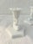 Westmoreland Glass Mid-Century Milk Glass Koi Fish Candleholders, a Pair For Sale - Image 4 of 5