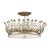 Currey & Company Biddulph Champagne Semi-Flush For Sale