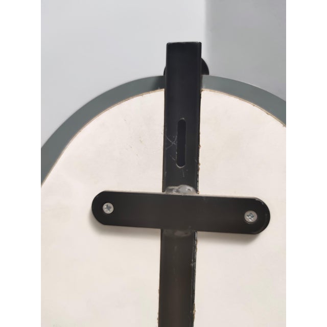 Vintage Wall-Mounted Entryway Mirror and Console Table with Glass Top, 1980s For Sale - Image 14 of 17