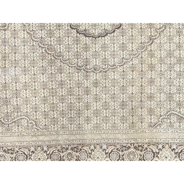 Vintage Persian Tabriz Rug - 7'9" x 9'10", Tabriz rugs are among the most exquisite and sought-after types of oriental...