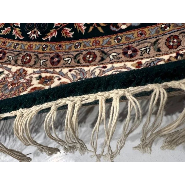 2020s 2020s Fine Hand Knotted Round Agra For Sale - Image 5 of 8