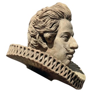 Cosimo of Tuscany Head, 1950, Terracotta For Sale