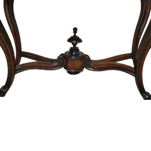 Antique Elizabeth Console Table with Marble Top | Chairish