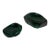 Pair of Carved and Polished Malachite Vide-Poches, or Ash Trays Circa 1960 For Sale