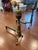 19th Century Antique American Brass and Cast Iron Fireplace Andirons W. Ball and Claw Feet For Sale In New York - Image 6 of 12