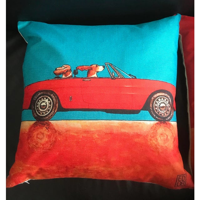 What a fun pair for a child’s room! Vibrant and colorful, heavy fabric that will take a lot of wear! Removable cover with...