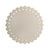 The mirror is framed by a ring of smaller circular mirrors, forming a layered design that adds texture, depth, and subtle...