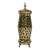 Vintage Footed Perforated Brass Table Lantern or Incense Burner For Sale