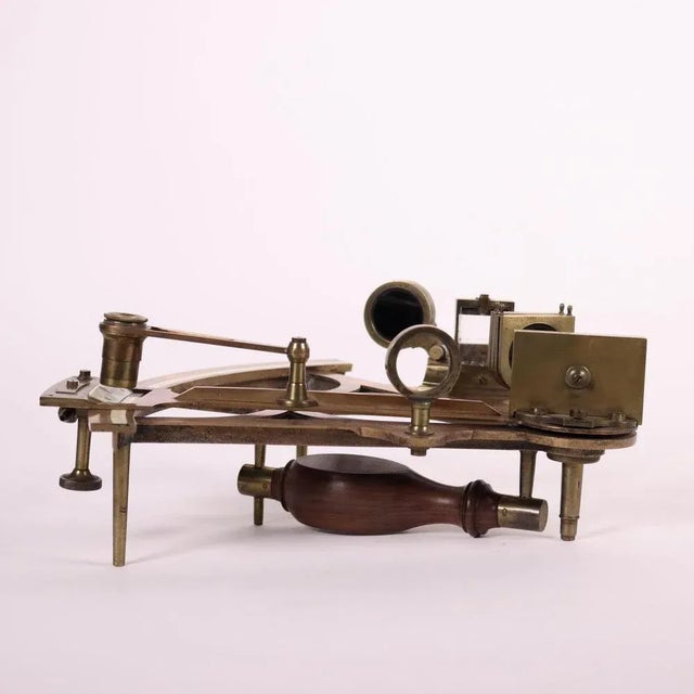 Metal Brass Sextant For Sale - Image 7 of 12