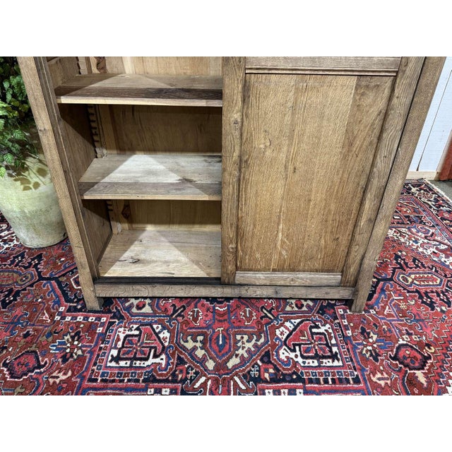 Oak Wardrobe with Sliding Doors, 1930s For Sale - Image 14 of 18