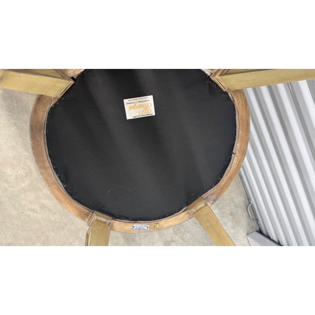 Wood Pair of Vintage Karges Louis XVI Style Armchairs – Hand-Painted Frames For Sale - Image 7 of 12