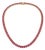 New 18k Gold Necklace With 44.88ct Ruby, Elegant Design, 25.97g For Sale