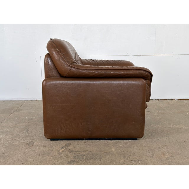 DS-16 Lounge Chair in Brown Leather from de Sede, Switzerland, 1970s For Sale - Image 6 of 9