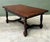 Coffee Vintage Hand Carved Extendable Dining Table For Sale - Image 8 of 13