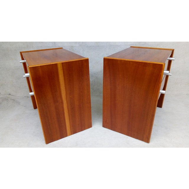 Bedside Tables by Jindřich Halabala for Up Závody, 1970s, Set of 2 For Sale - Image 6 of 14