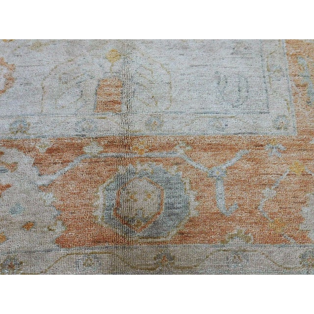Oushak Luxury Rug For Sale - Image 9 of 18