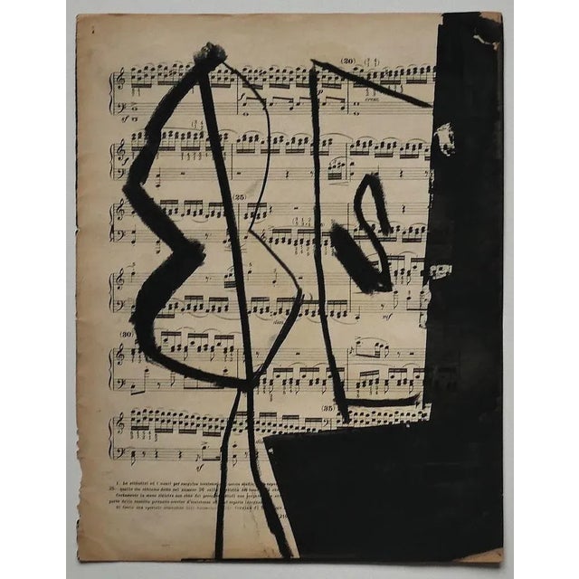 Musical Notes Mixed Media by Tommaso Cascella, 2009 For Sale - Image 3 of 3