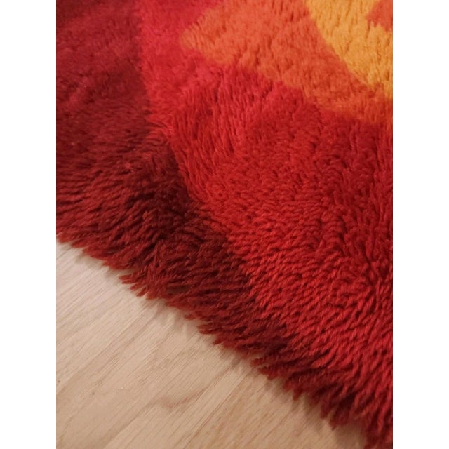 1970s Tapestry attributed to Verner Panton for Vorwerk Rug, 1970s For Sale - Image 5 of 10