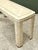 Beige Vintage Tessellated Stone Console Table With Brass Inlay For Sale - Image 8 of 17