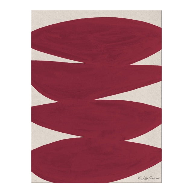 "Stillness" Affirmations Painting - 2026 Colorway Edition - Raspberry For Sale
