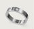 Early 21st Century Authentic Classic Cartier "Love Ring" One Diamond Ring 18 Kt White Gold, 46 For Sale - Image 5 of 18