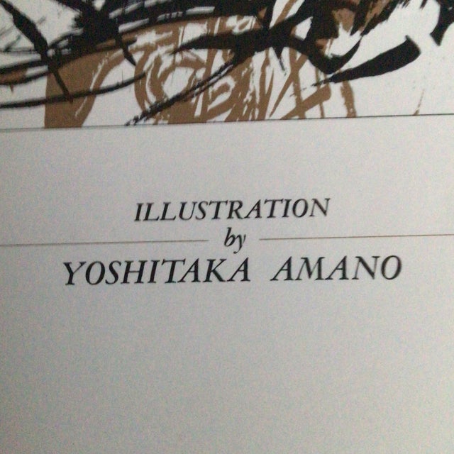 Illustration Print From 1989 "Fanciful Calendar" by Yoshitaka Amano, Produced by Ten Production. For Sale - Image 11 of 11