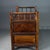 Brown Vintage Chinese Huali Rosewood Tabletop Tea Cabinet With 5 Drawers For Sale - Image 8 of 9