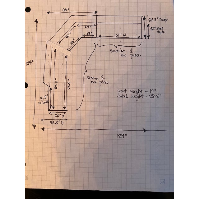 1950s Large Custom Sectional Attributed to Harvey Probber For Sale - Image 12 of 14