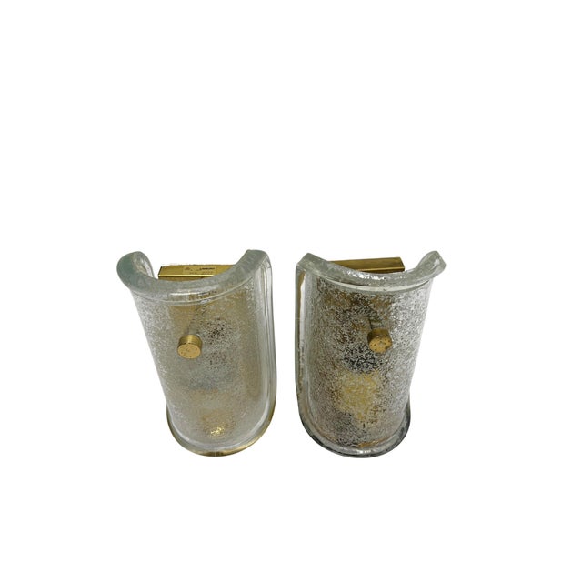 Vintage Murano Glass Wall Lights from Limburg, Germany, 1970s, Set of 2 For Sale - Image 6 of 15