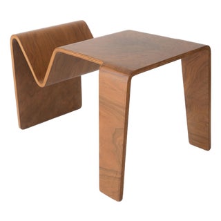 Isaac Krady Sculptural Bent Plywood Coffee Table For Sale