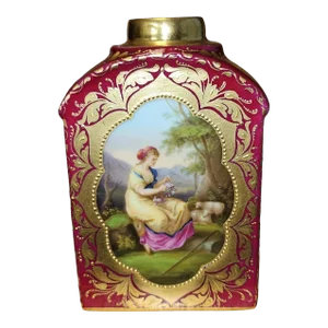 Royal Vienna 19th Century Tea Caddy