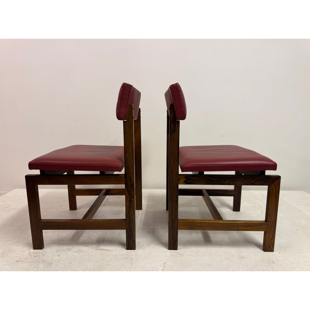 Vintage Danish Leather Dining Chairs, 1960s, Set of 6 For Sale - Image 18 of 18
