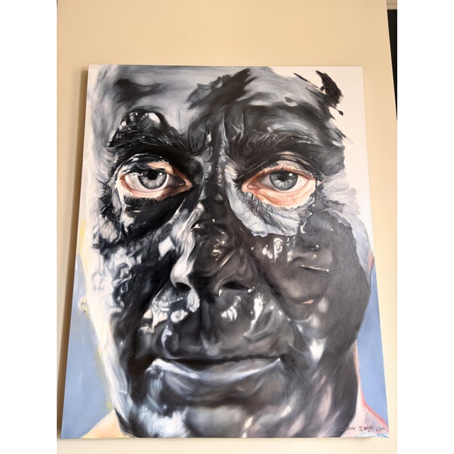 Leanne Olivier The Composer, 2017, Oil on Canvas For Sale - Image 3 of 4
