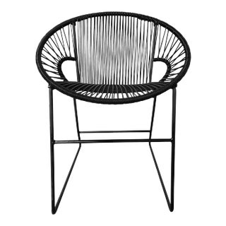 Black on Black Puerto Dining Chair For Sale