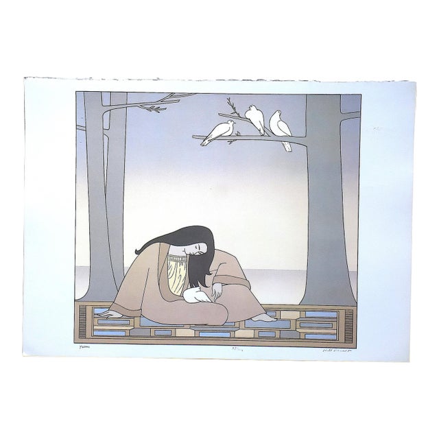 Vintage Will Barnet Signed/Titled 20th Century Lithograph - "Paean" For Sale