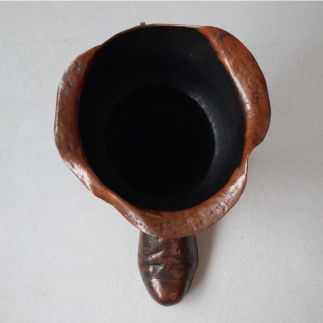 Brown Large Brass Boot Cane Holder by Egidio Casagrande, Borgo Valsugana, Italy, 1950s For Sale - Image 8 of 11