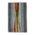 Vintage Swedish Rya Rug With Gray and Orange Vertical Geometry - Rug & Kilim For Sale