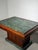 Art Deco Dining Table with Green Marble Top For Sale - Image 3 of 7