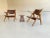 Wood 1951 Vintage Hans Wegner Sawbuck Chairs for Carl Hansen Ch28 in Oak & Leather- a Pair For Sale - Image 7 of 12