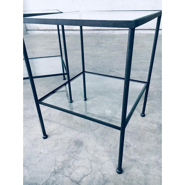 Minimalist Two Tier Side Tables, Belgium, 1960s, Set of 2 For Sale - Image 6 of 18