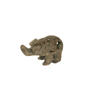 Vintage African Wire Design Elephant For Sale