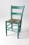 Antique Painted Rush Seat Chair For Sale - Image 4 of 9