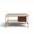 Mid 20th Century Paul McCobb for Calvin Mid Century Travertine and Brass Coffee Table For Sale - Image 5 of 9