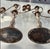 Vintage Heritage Rogers Bros Ornate Silverplate 3-Arm Candelabra Pair For Sale - Image 10 of 11