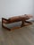 Wood Three-Seat Sling Sofa, Oak & Leather, Attributed to Lou Hodges 1970s For Sale - Image 7 of 7