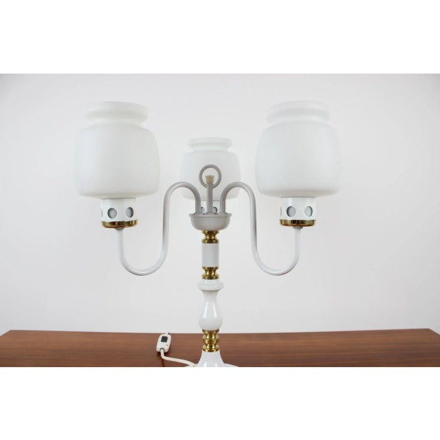 Metal Mid-Century Large Table Lamp, 1970s For Sale - Image 7 of 12